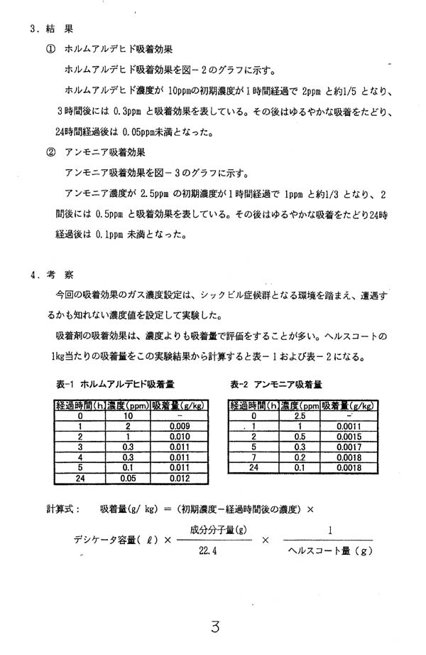 ヘルスコート結果